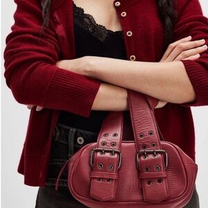 Free People Yes Bag in Oxblood New Unused